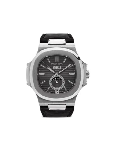 Pre-owned Patek Philippe 2020  Nautilus 40.5mm In Black