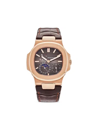 Pre-owned Patek Philippe 2021 Unworn Nautilus 40mm In Brown