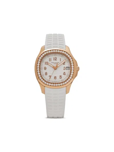 Pre-owned Patek Philippe 2022 Unworn Aquanaut Luce 39mm In White