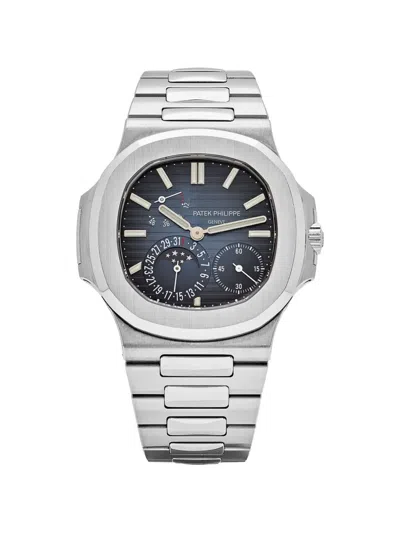 Pre-owned Patek Philippe 2023 Nautilus 5712/1a-001 40mm Watch In Blue