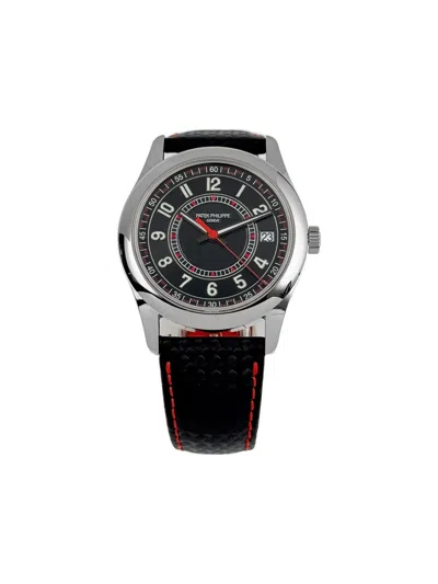 Pre-owned Patek Philippe 2024 Calatrava White Gold 40mm In Black