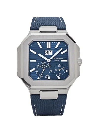 Pre-owned Patek Philippe 2024 Cubitus 5822p-001 45mm Watch In Blue