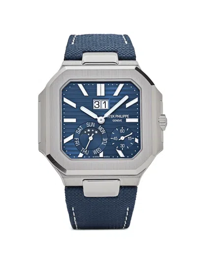 Pre-owned Patek Philippe 2024 Cubitus 5822p-001 45mm Watch In Blue
