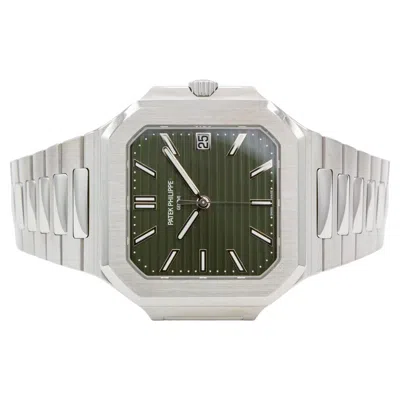 Pre-owned Patek Philippe 2024  Cubitus 5821/1a-001 Olive Green Dial Box Papers Warranty