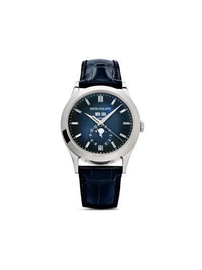 Pre-owned Patek Philippe 2024  Complications Annual Calendar Diamond 39mm In Blue