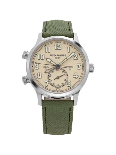 Pre-owned Patek Philippe 2025 Calatrava 5524g-010 42mm Watch In Neutral