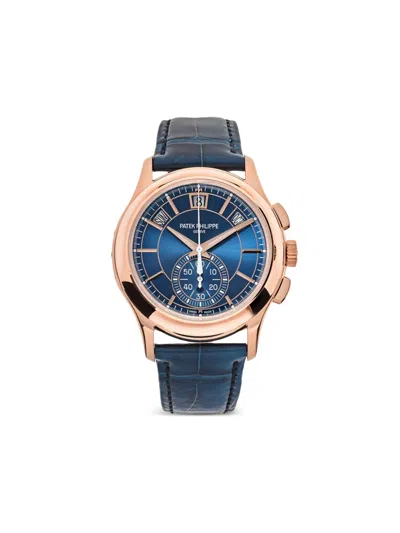 Pre-owned Patek Philippe 2025 Complications Annual Calendar Flyback 42mm In Blue