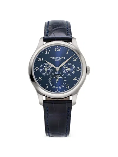 Pre-owned Patek Philippe 2025 Grand Complications 5327g-001 Perpetual Calendar 39mm Watch In Blue