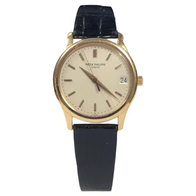 Pre-owned Patek Philippe 3998 Caltrava Yellow Gold Automatic Wrist Watch
