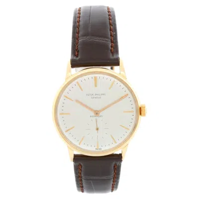 Pre-owned Patek Philippe & Co. Ref 3425 Somazzi Retailed Vintage 18k Gold Automatic Watch In Multiple