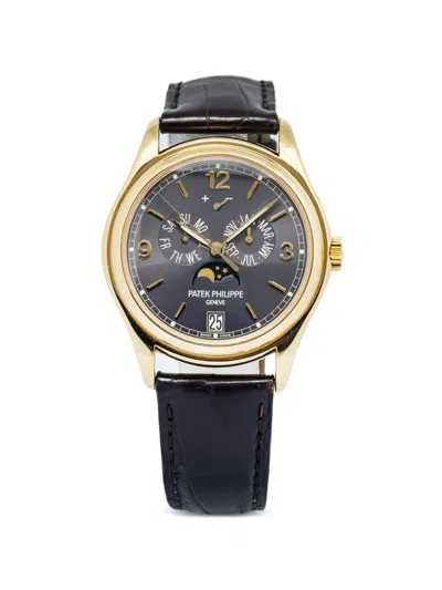 Pre-owned Patek Philippe Annual Calendar 39mm Watch In Gray