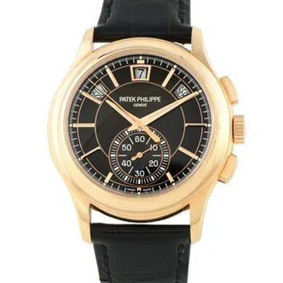 Pre-owned Patek Philippe Annual Calendar Chronograph Watch In Multi