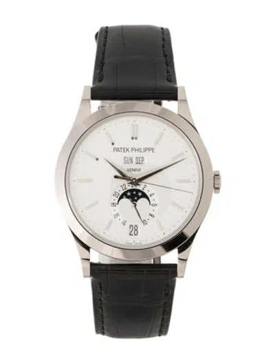 Pre-owned Patek Philippe Annual Calendar Complications Watch In Multi