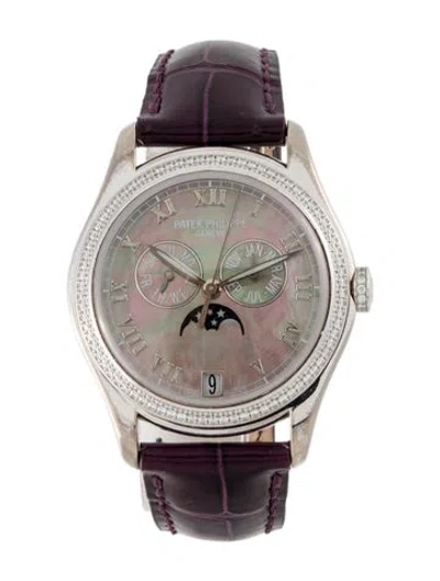 Pre-owned Patek Philippe Annual Calendar Watch In Multi