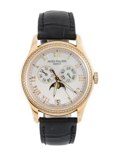 Pre-owned Patek Philippe Annual Calendar Watch In Multi