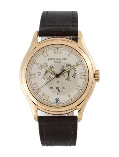 Pre-owned Patek Philippe Annual Calendar Watch In Multicolor