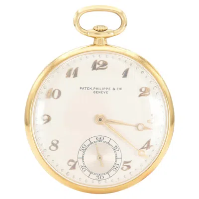 Pre-owned Patek Philippe Antique Art Deco 1920s  & Cie Gold Pocket Watch In Multi