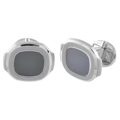 Pre-owned Patek Philippe Aquanaut 18k White Gold Cufflinks Pp05-040926