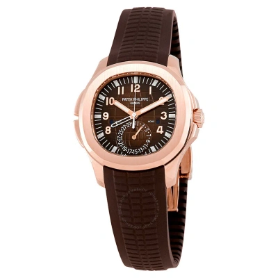 Patek Philippe Aquanaut 18kt Rose Gold Automatic Men's Watch 5164r-001 In Brown