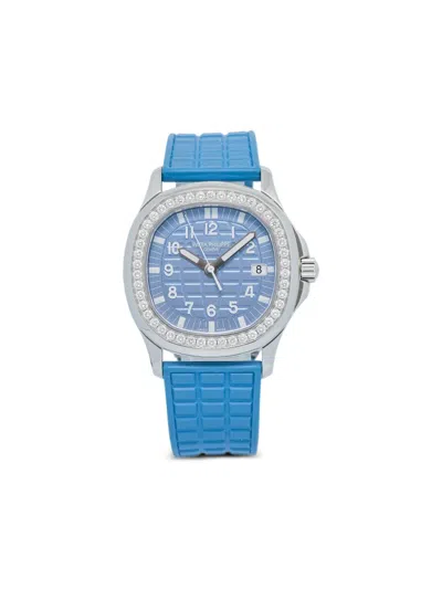 Pre-owned Patek Philippe Aquanaut 33mm In Blue