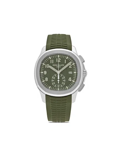 Pre-owned Patek Philippe 2024 Unworn Aquanaut 42mm In 绿色