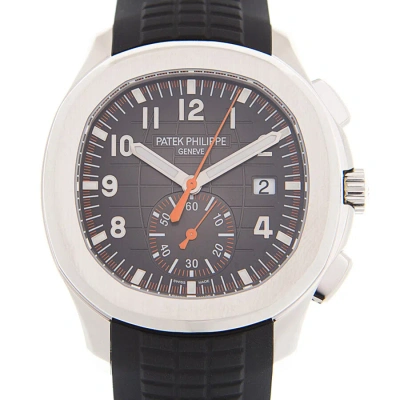 Patek Philippe Aquanaut Black Dial Automatic Men's Chronograph Watch 5968a-001 In Brown
