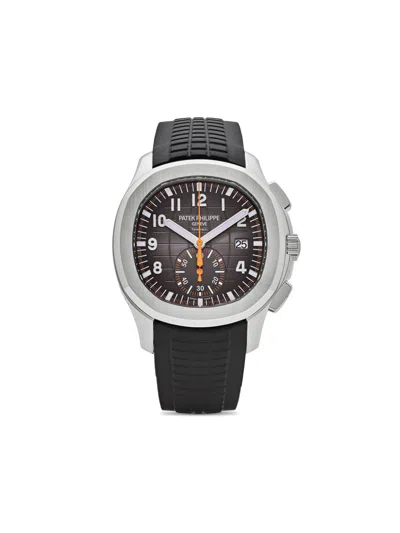 Pre-owned Patek Philippe 2023  Aquanaut Chronograph 'tiffany & Co.' 42mm In 黑色