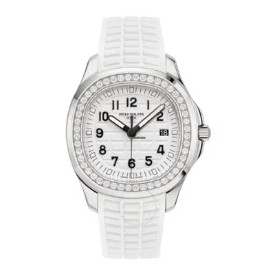 Patek Philippe Aquanaut Quartz Diamond White Dial Men's Watch 5267