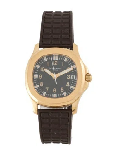 Pre-owned Patek Philippe Aquanaut Watch In Multi