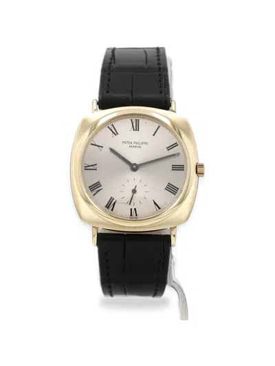 Pre-owned Patek Philippe Calatrava 32mm Watch In Silver
