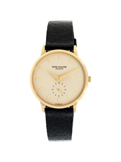 Pre-owned Patek Philippe Calatrava 33mm Watch In Neutral