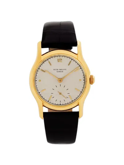 Pre-owned Patek Philippe Calatrava 35mm Watch In Neutrals