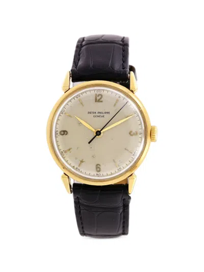 Pre-owned Patek Philippe Calatrava 36mm Watch In Neutrals