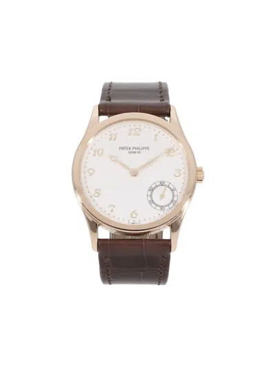 Pre-owned Patek Philippe Calatrava 39mm In White