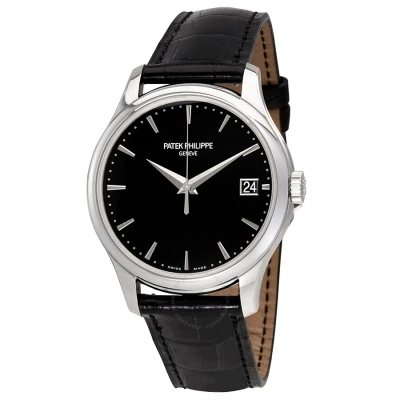 Patek Philippe Calatrava Automatic Black Dial Men's Watch 5227g-010