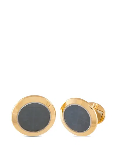 Pre-owned Patek Philippe Calatrava Cross Cufflinks In Pink