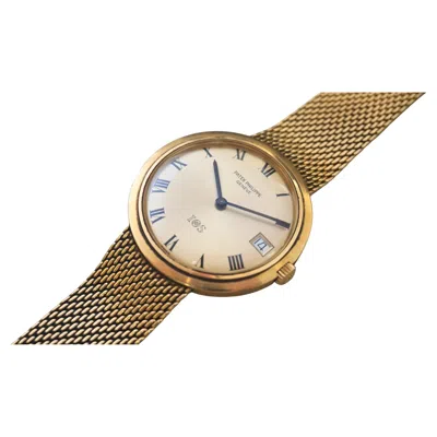 Pre-owned Patek Philippe Calatrava Ios Million Dollar Associate Yellow Gold Watch 3656/1j