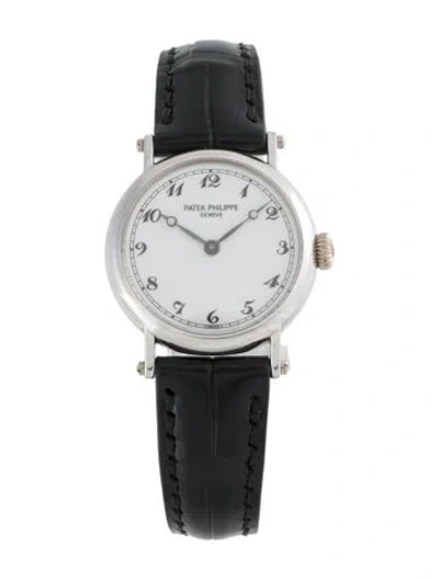 Pre-owned Patek Philippe Calatrava Officer Watch In Multi