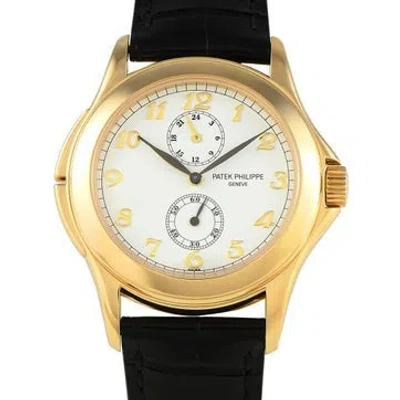 Pre-owned Patek Philippe Calatrava Travel Time 5134j Watch In Multi