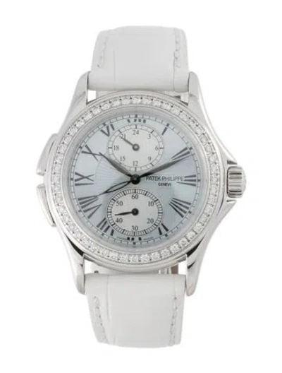 Pre-owned Patek Philippe Calatrava Travel Time Watch In Multicolor