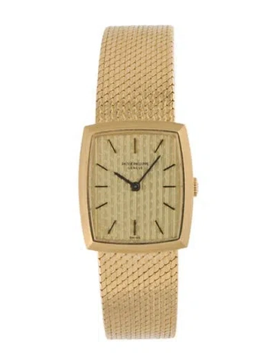 Pre-owned Patek Philippe Calatrava Watch, 20mm In Multi