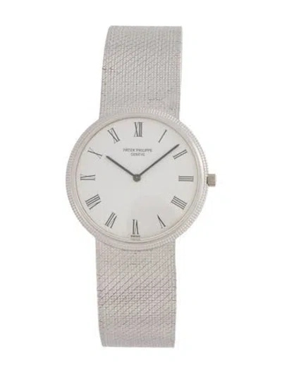 Pre-owned Patek Philippe Calatrava Watch, 32mm In Multi
