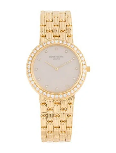 Pre-owned Patek Philippe Calatrava Watch, 32mm In Multicolor