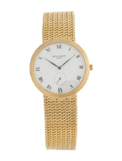 Pre-owned Patek Philippe Calatrava Watch, 33mm In Multi