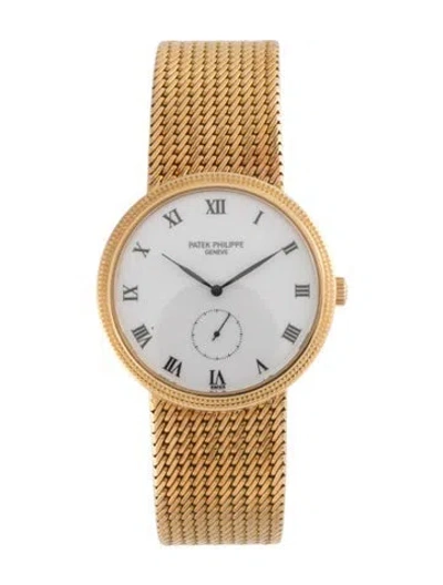 Pre-owned Patek Philippe Calatrava Watch, 33mm In Multi