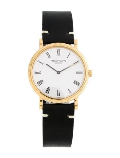 Pre-owned Patek Philippe Calatrava Watch, 35mm In Multi