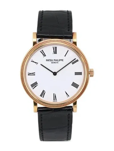 Pre-owned Patek Philippe Calatrava Watch In Multi