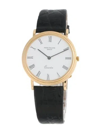 Pre-owned Patek Philippe Calatrava Watch In Multi