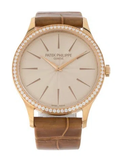 Pre-owned Patek Philippe Calatrava Watch In Multi