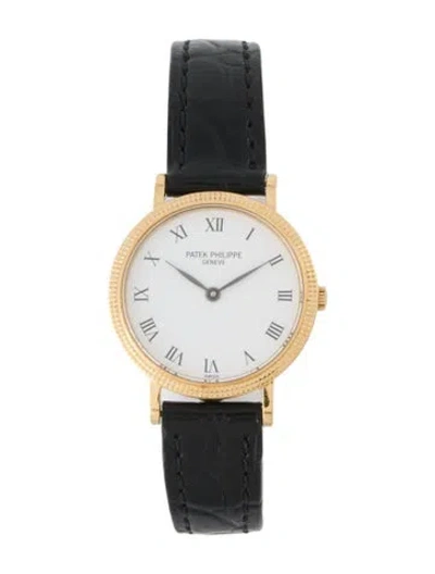 Pre-owned Patek Philippe Calatrava Watch In Multi